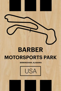 Barber Motorsports Park - Pista Series - Wood