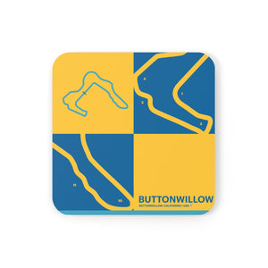 Buttonwillow - Cork Back Coaster