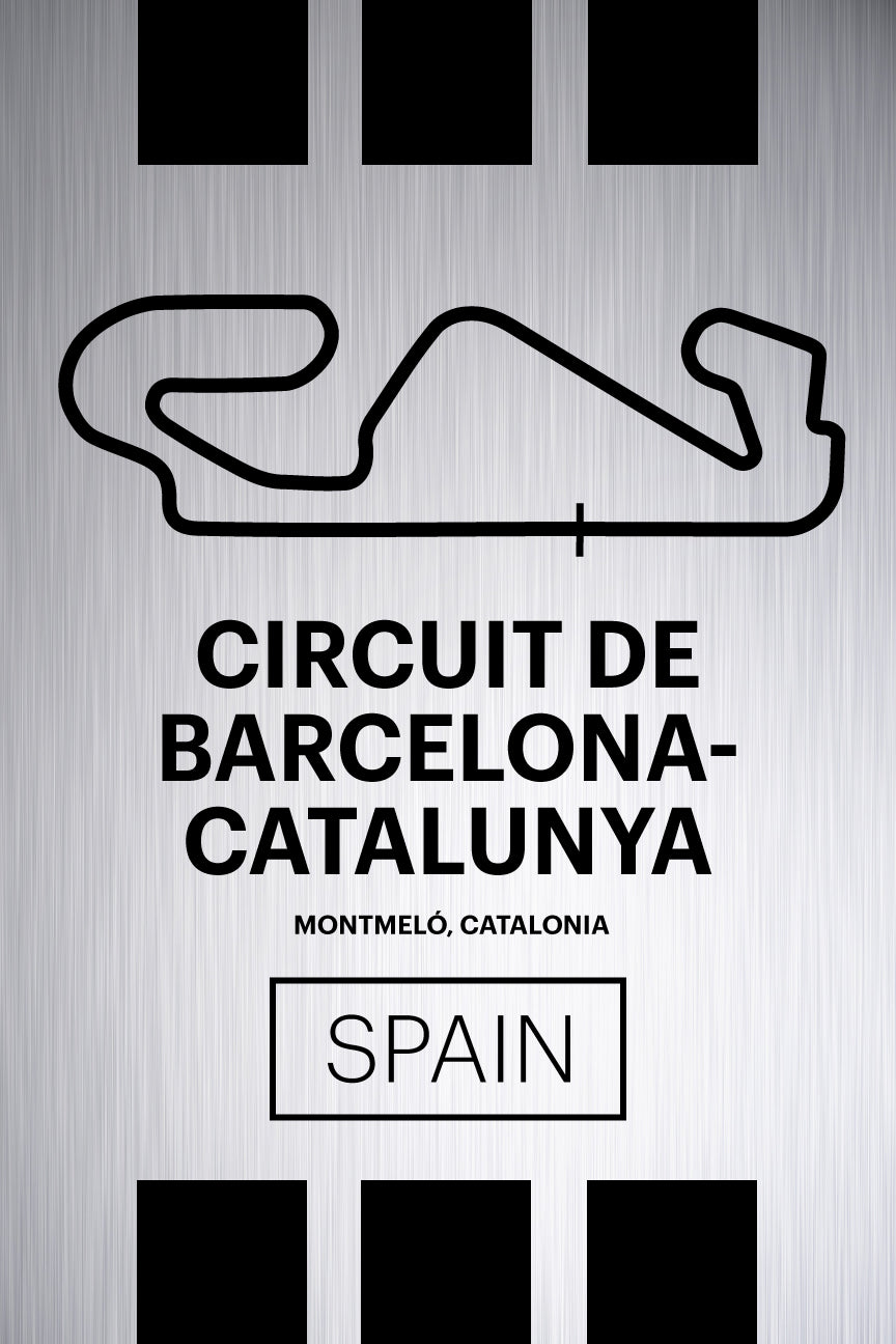 Circuit de Barcelona-Catalunya - Pista Series - Raw Metal