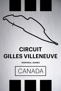 Circuit Gilles Villeneuve - Pista Series - Raw Metal