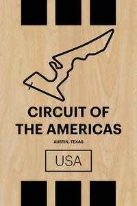 Circuit of the Americas - Pista Series - Wood