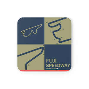 Fuji Speedway - Cork Back Coaster