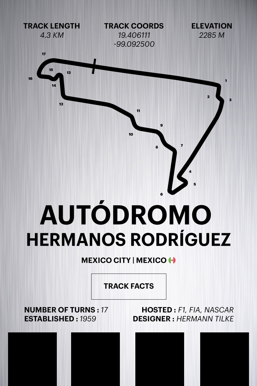 Autodromo Hermanos Rodriguez - Corsa Series - Raw Metal