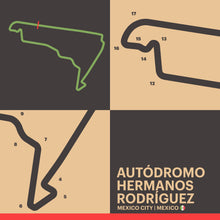 Load image into Gallery viewer, Autodromo Hermanos Rodriguez - Garagista Series
