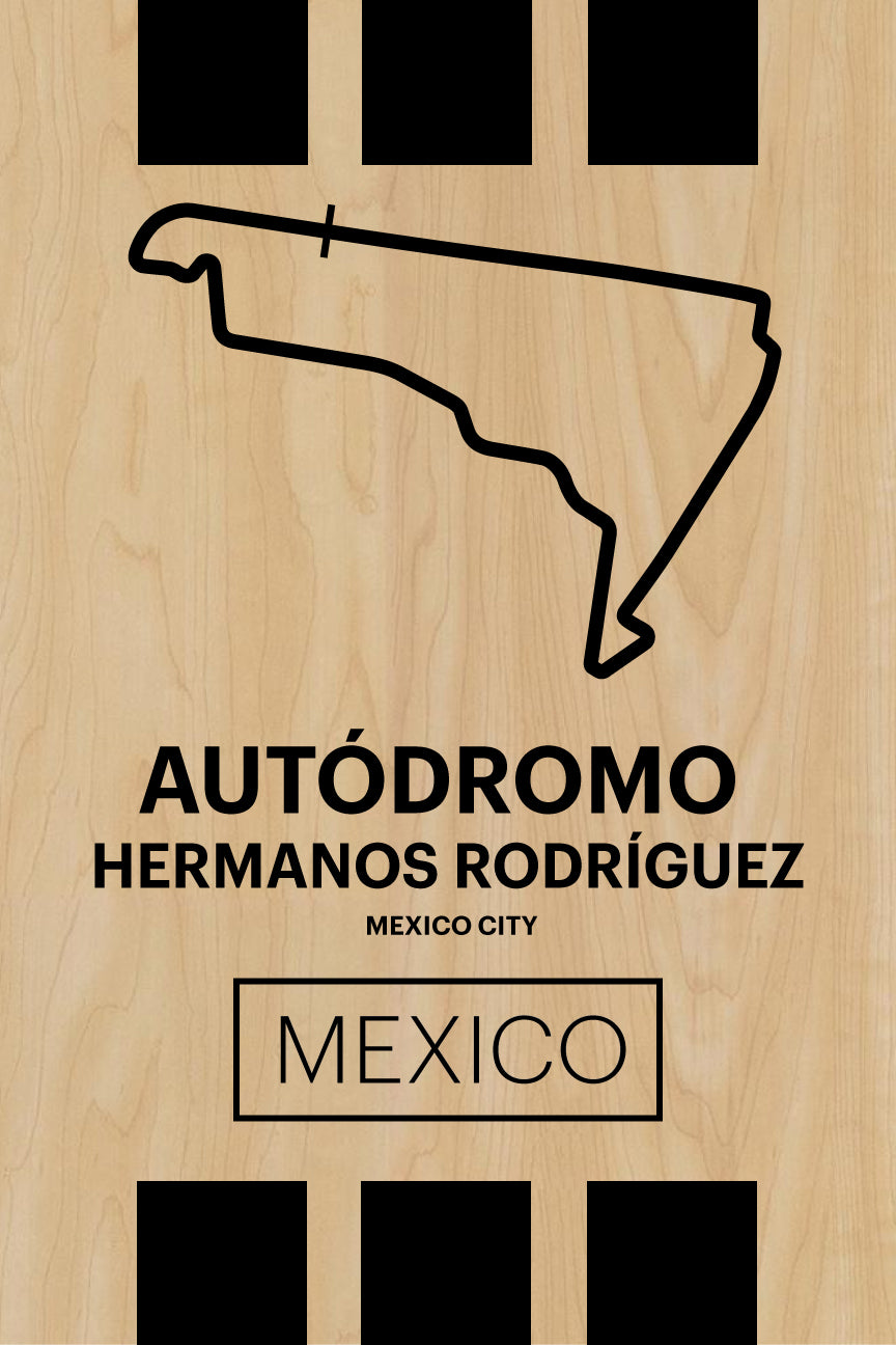 Autodromo Hermanos Rodriguez - Pista Series - Wood
