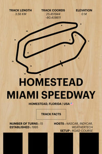 Homestead Miami Speedway - Corsa Series - Wood