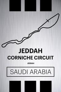 Jeddah Corniche Circuit - Pista Series - Raw Metal