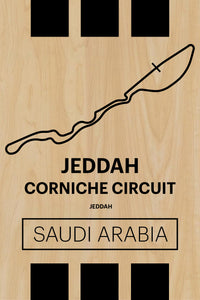 Jeddah Corniche Circuit - Pista Series - Wood