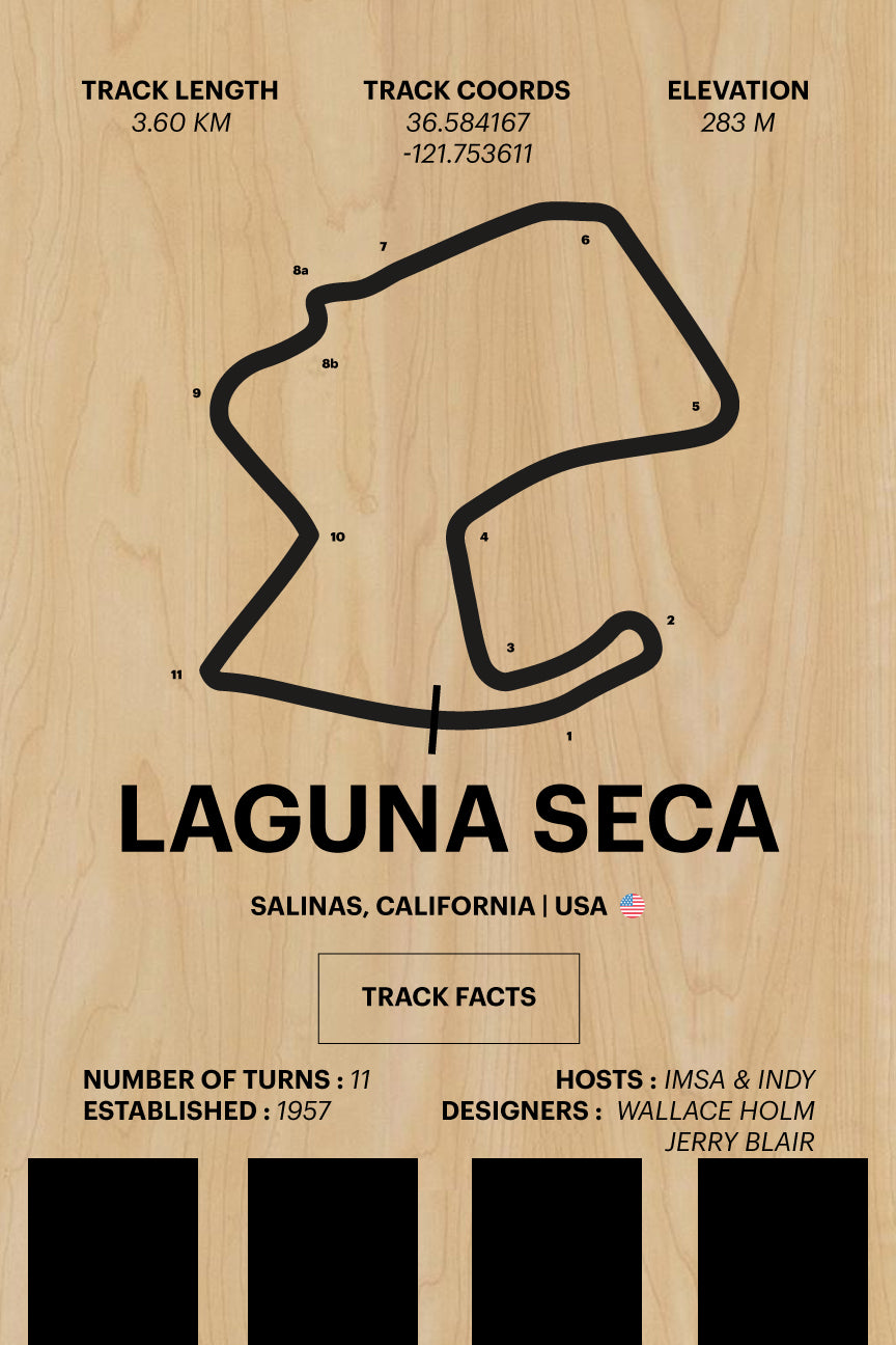 Laguna Seca - Corsa Series - Wood