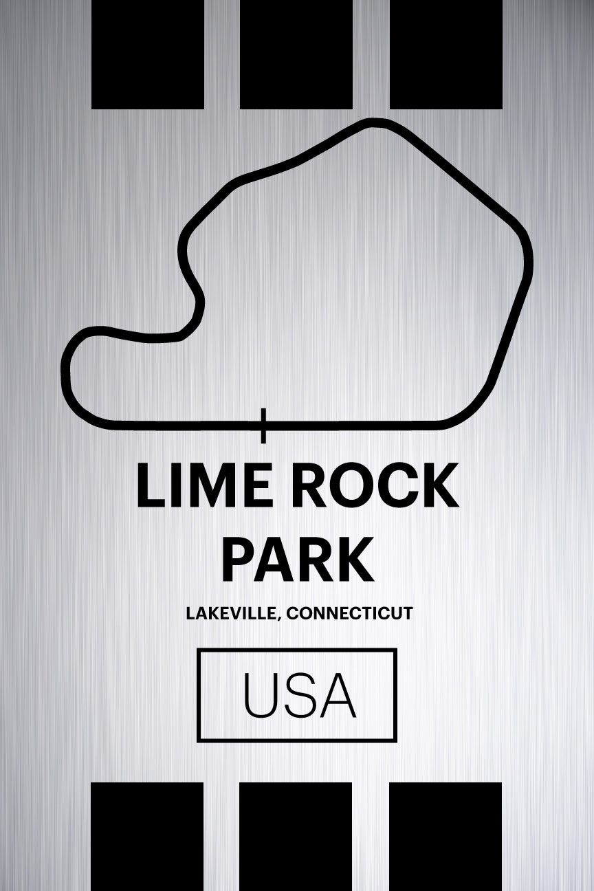 Lime Rock Park - Pista Series - Raw Metal