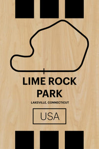 Lime Rock Park - Pista Series - Wood