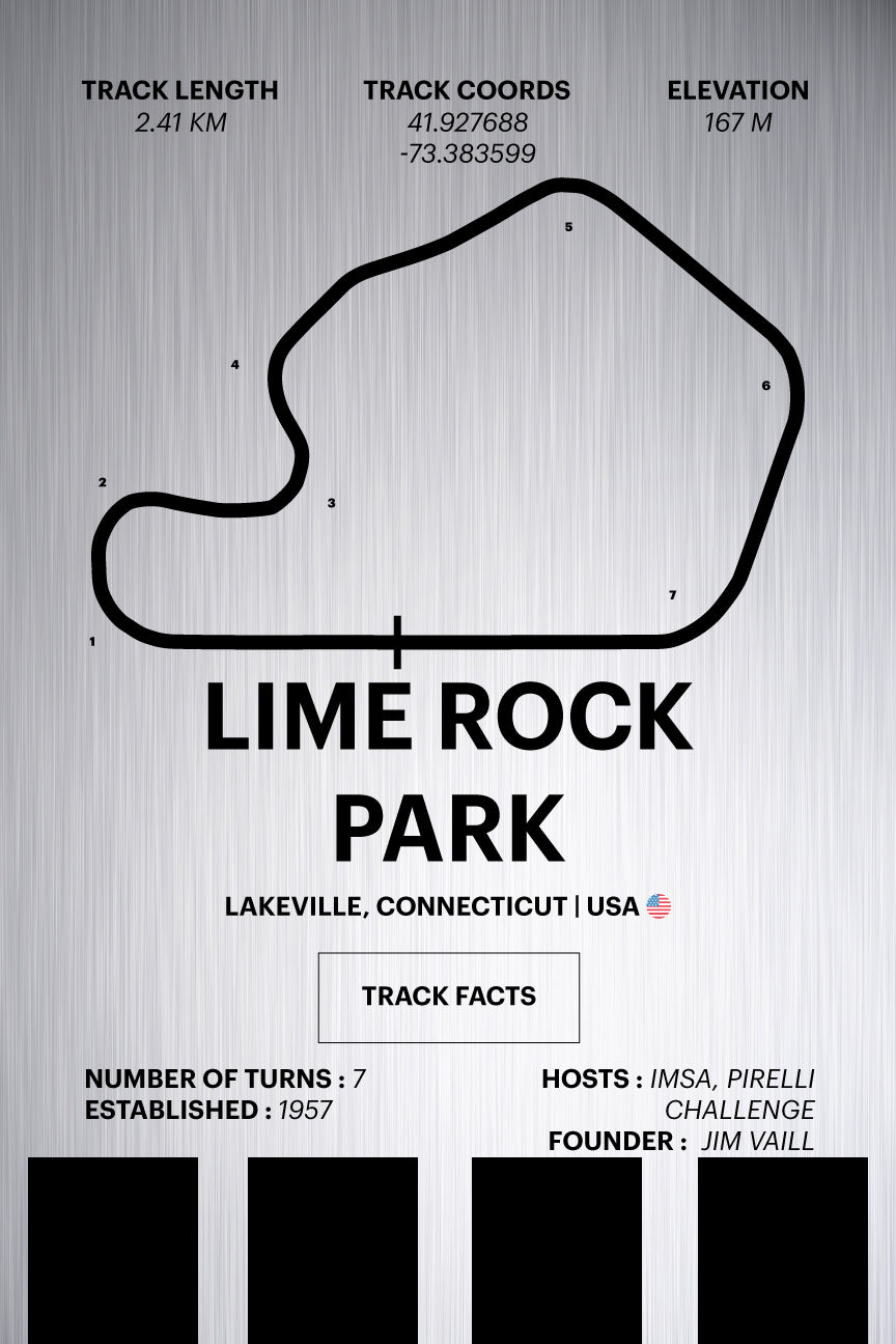 Lime Rock Park - Corsa Series - Raw Metal