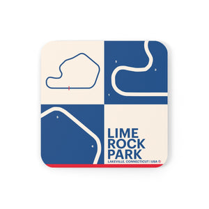 Lime Rock Park - Cork Back Coaster
