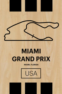 Miami Grand Prix - Pista Series - Wood