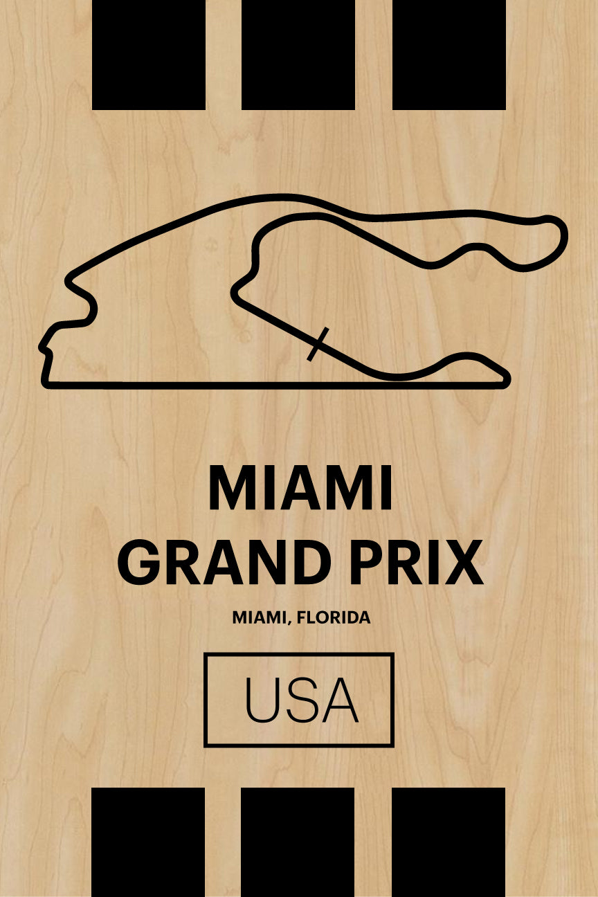 Miami Grand Prix - Pista Series - Wood