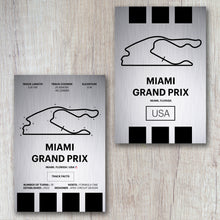 Load image into Gallery viewer, Miami Grand Prix - Corsa Series - Raw Metal
