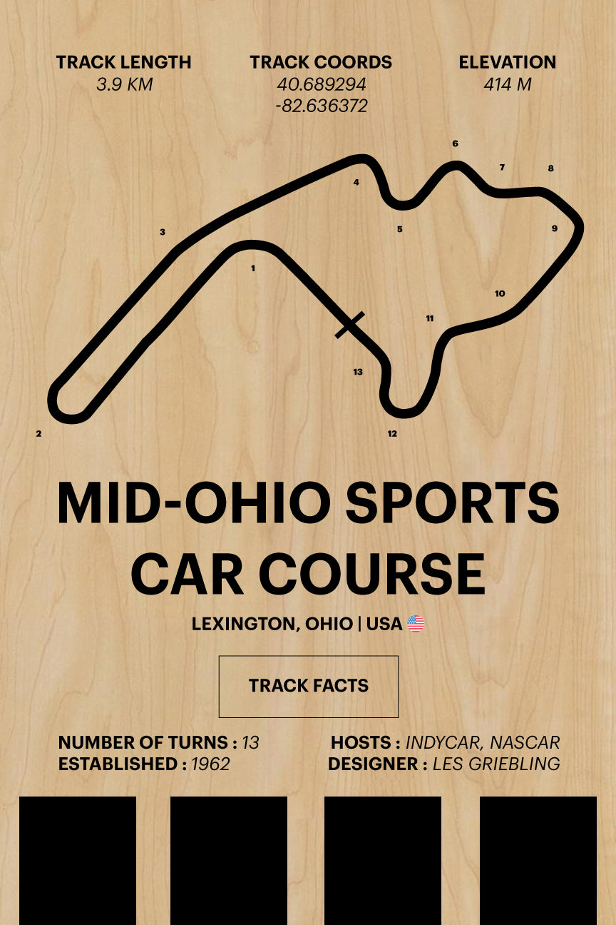 Mid-Ohio - Corsa Series - Wood