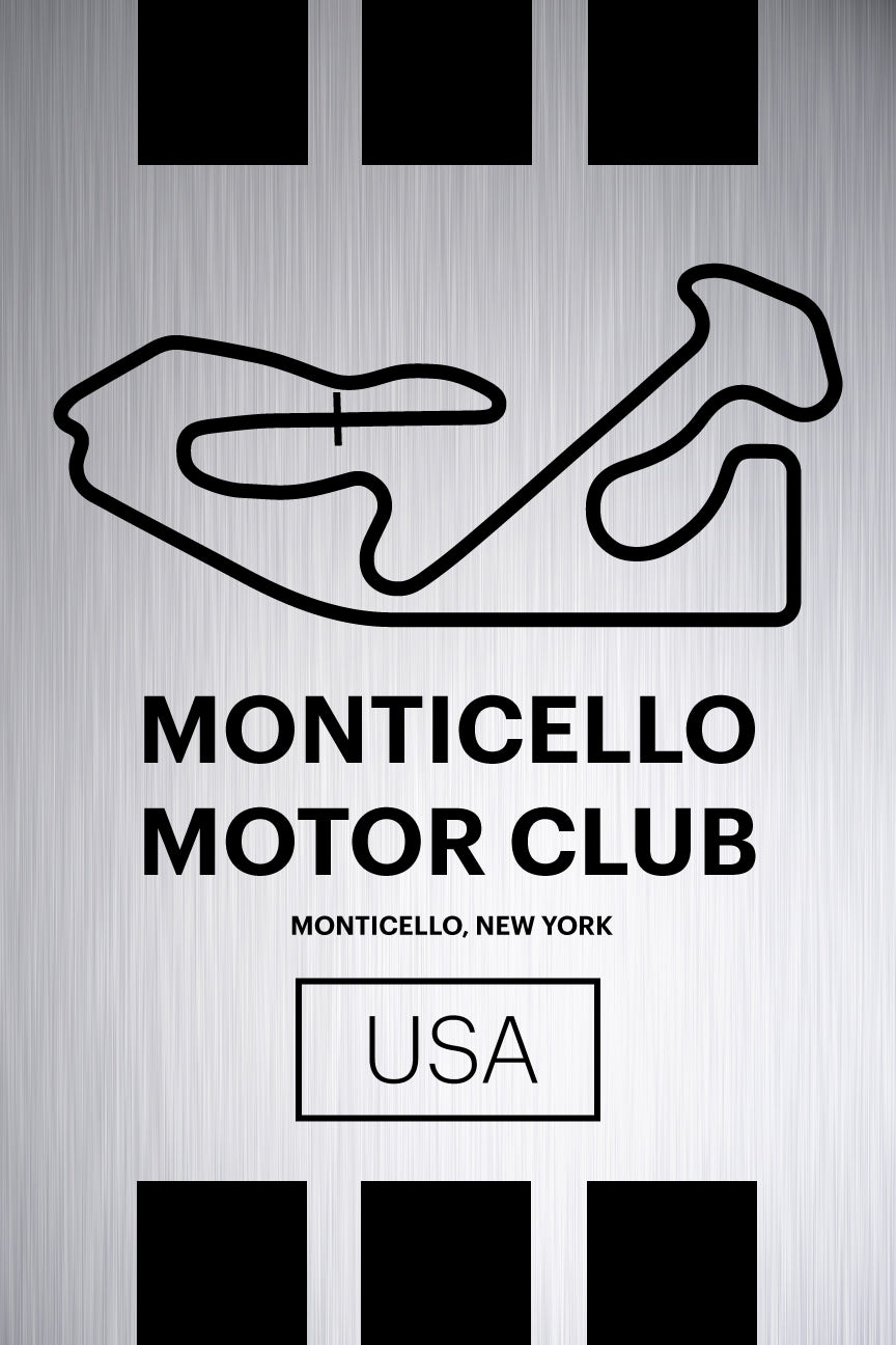 Monticello Motor Club - Pista Series - Raw Metal