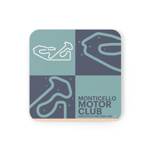Monticello Motor Club - Cork Back Coaster