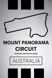 Mount Panorama Circuit - Pista Series - Raw Metal