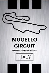 Mugello Circuit - Pista Series - Raw Metal