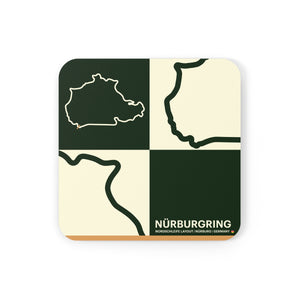 Nurburgring - Cork Back Coaster