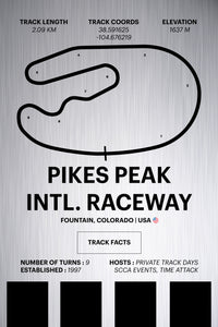 Pikes Peak International Raceway - Corsa Series - Raw Metal
