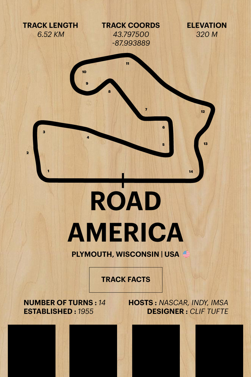 Road America - Corsa Series - Wood