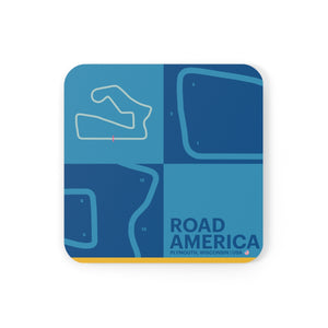 Road America - Cork Back Coaster