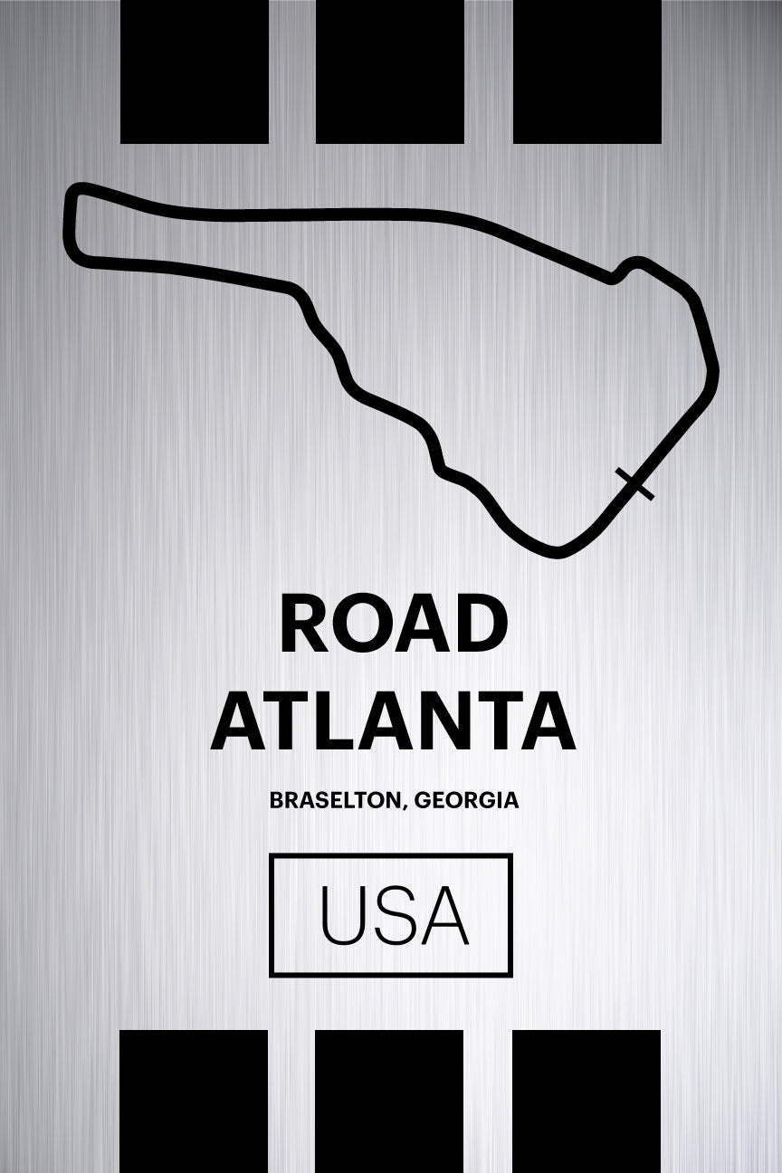 Road Atlanta - Pista Series - Raw Metal