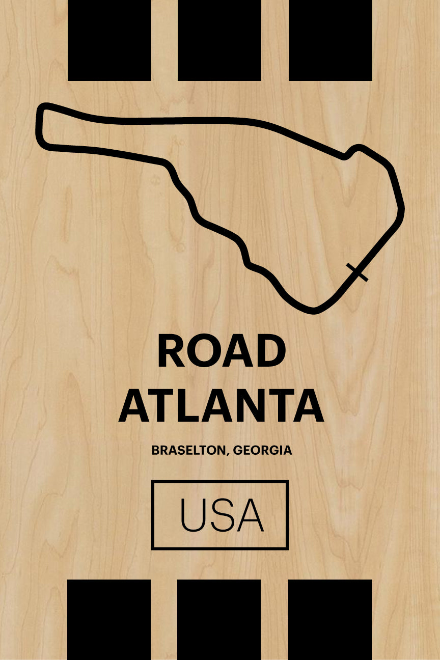 Road Atlanta - Pista Series - Wood