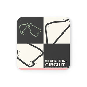 Silverstone Circuit - Cork Back Coaster