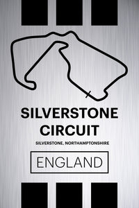 Silverstone Circuit - Pista Series - Raw Metal