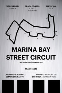 Marina Bay Street Circuit - Corsa Series - Raw Metal