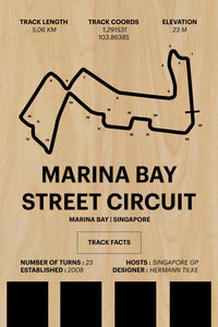 Marina Bay Street Circuit - Corsa Series - Wood