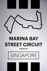 Marina Bay Street Circuit - Pista Series - Raw Metal