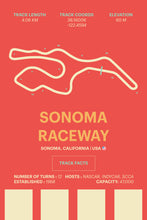 Load image into Gallery viewer, Sonoma Raceway - Corsa Series
