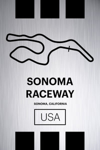 Sonoma Raceway - Pista Series - Raw Metal