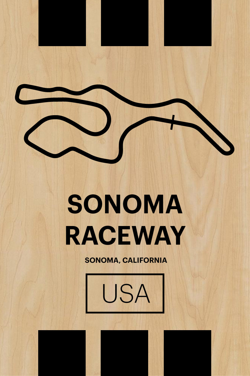 Sonoma Raceway - Pista Series - Wood
