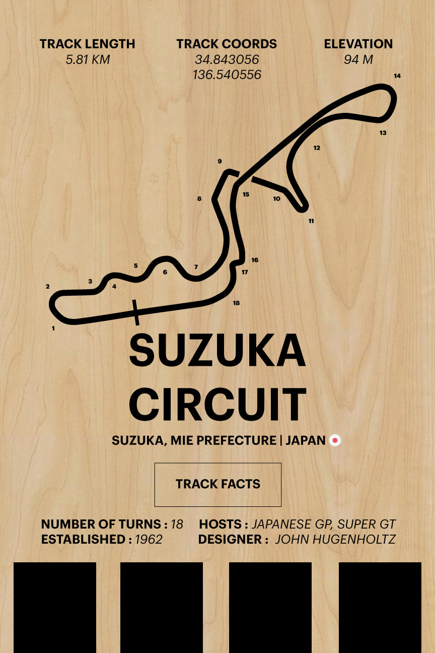 Suzuka Circuit - Corsa Series - Wood