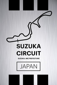 Suzuka Circuit - Pista Series - Raw Metal
