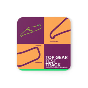 Top Gear Test Track - Cork Back Coaster