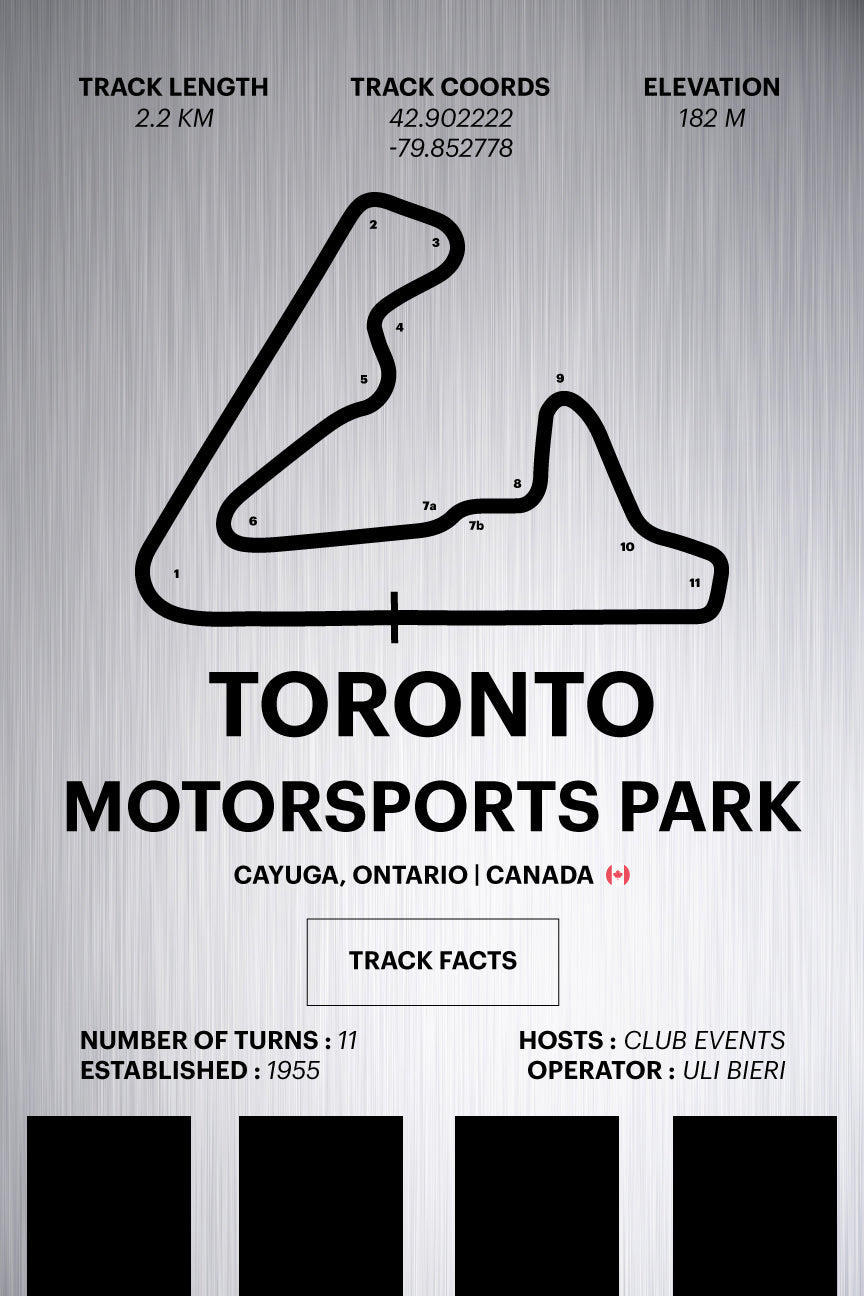 Toronto Motorsports Park - Corsa Series - Raw Metal