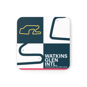 Watkins Glen - Cork Back Coaster