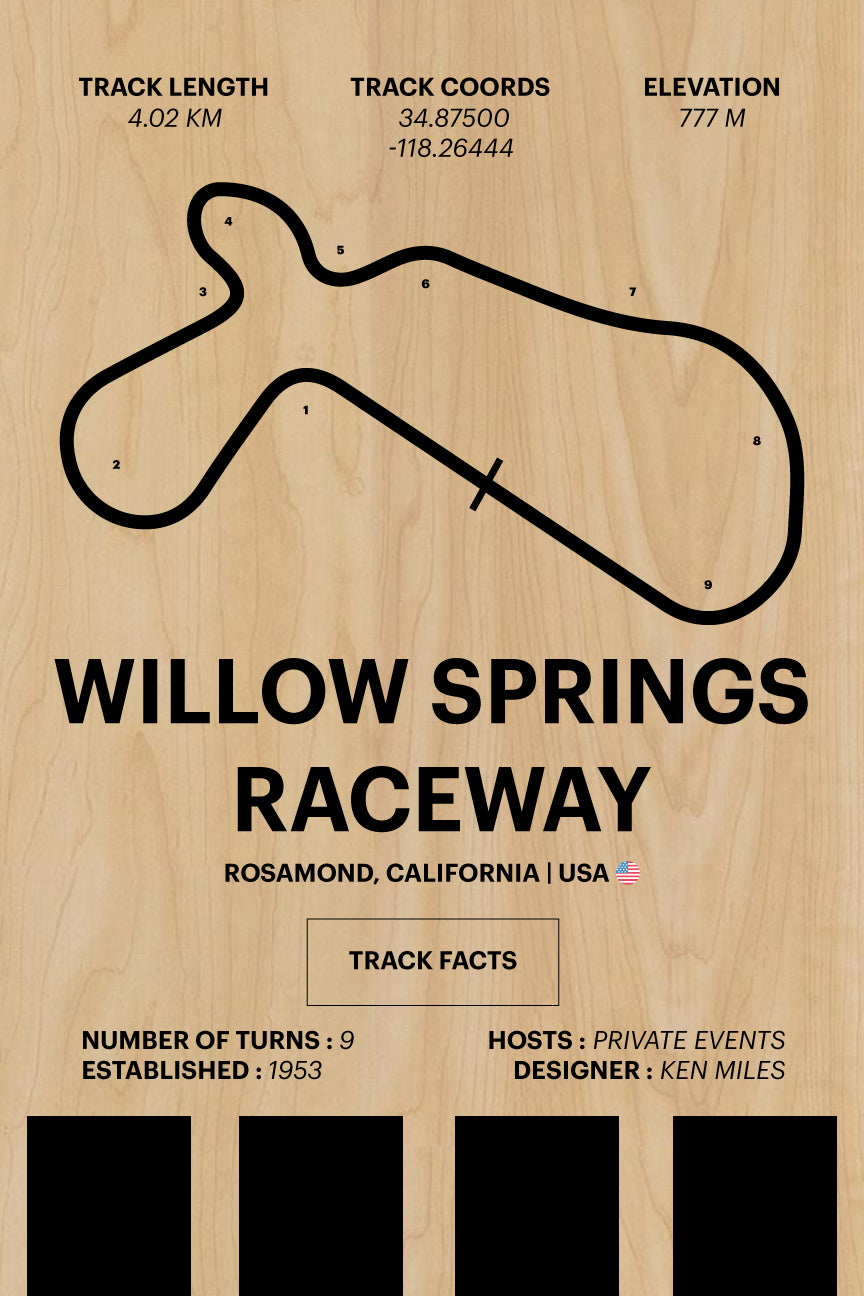 Willow Springs Raceway - Corsa Series - Wood
