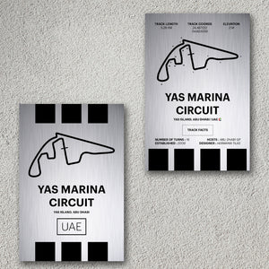Yas Marina Circuit - Pista Series - Raw Metal