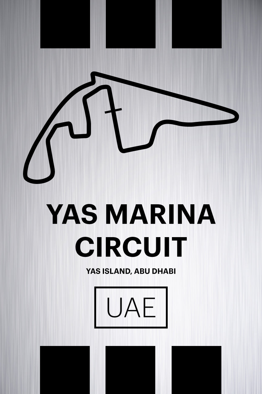 Yas Marina Circuit - Pista Series - Raw Metal