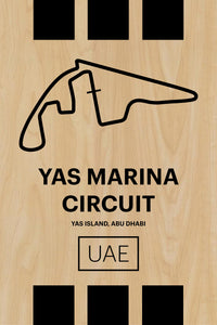 Yas Marina Circuit - Pista Series - Wood